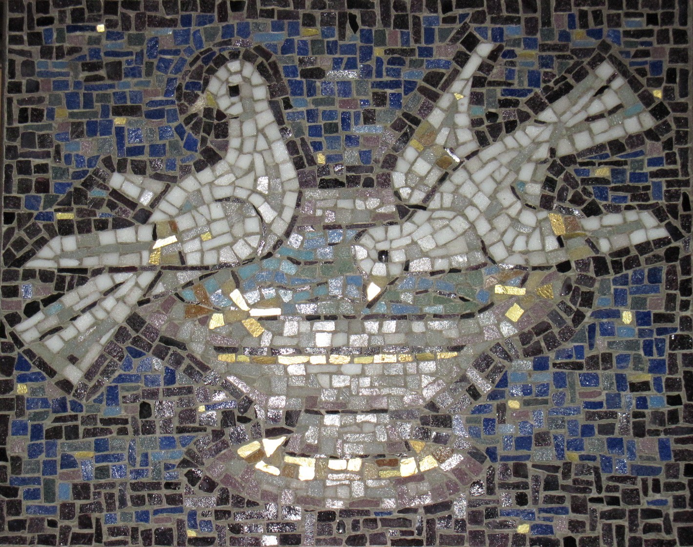 Barbara’s first solo mosaic, 1959